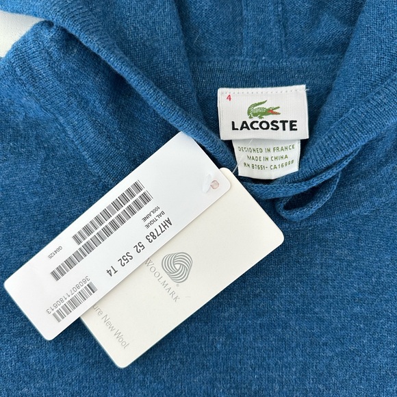 Lacoste Men’s Wool Hoodie - Picture 2 of 3